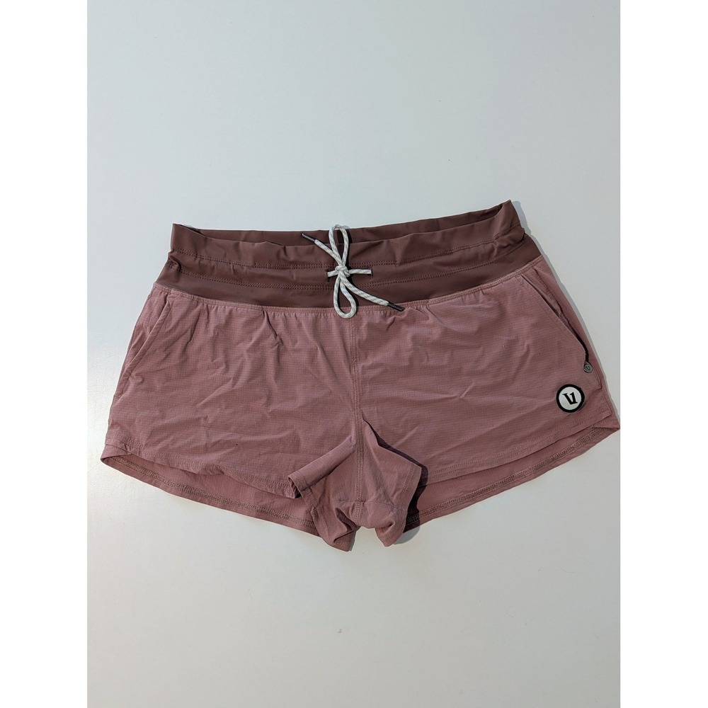 Vuori Weekend Seabreeze Shorts Mauve Pink Activewear VW370 Womens Medium
